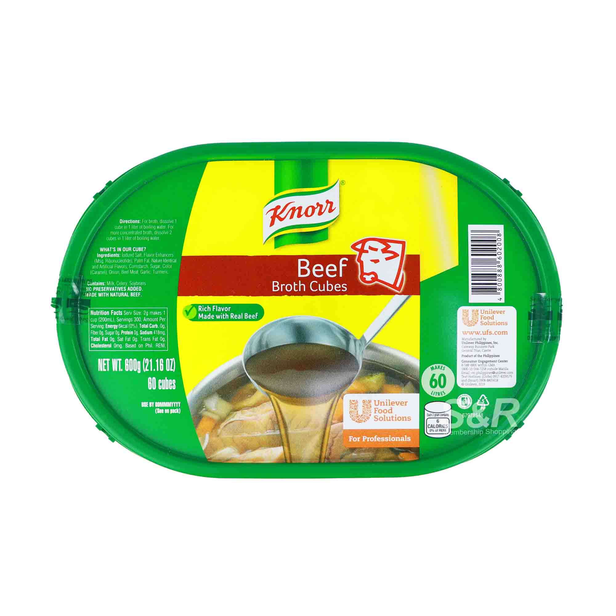 Knorr Beef Broth Cubes 60pcs